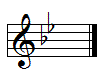 B flat major/G minor