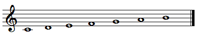 C major scale