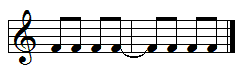 Syncopated 8th-note
